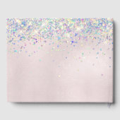 Livre D'or Quinceanera Blush Princesse Parties scintillant Go (Verso)