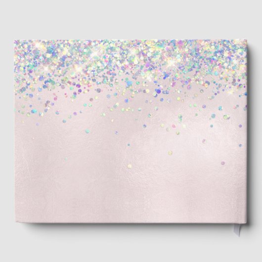 Livre D'or Quinceanera Blush Princesse Parties scintillant Go (Verso)