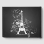 Livre d'or Quinceanera Party Paris Black (Verso)