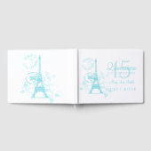 Livre d'or Quinceanera Party Paris Turquoise (Complet)