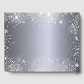 Livre D'or Quinceanera robe blanche argent parties scintillan (Verso)