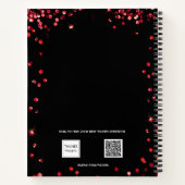 Livre d'or Quinceanera robe de parties scintillant (Dos)