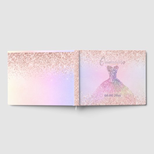 Livre D'or Quinceañera, Sparkle Gown, Coton Candy (Complet)