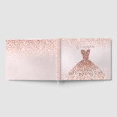 Livre D'or Quinceañera, Sparkle Gown, Or Rose (Complet)