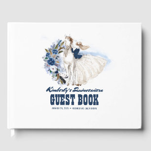 Livre D'or Quinceanera Western Country Guest Book