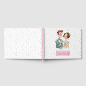 Livre D'or Quirky Couple Guest Book Funny Mariage Aquarelle (Complet)
