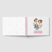 Livre D'or Quirky Mariage Réserver Funny Couple Aquarelle (Complet)