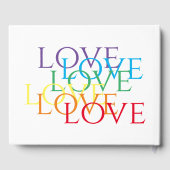 Livre D'or RAINBOW LOVE Guestbook (Verso)