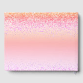 Livre D'or Rainbow Pastel Girly Parties scintillant Metal Nom (Verso)