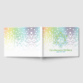 Livre D'or Rainbow Pixels jeu vidéo Gamer Bar Mitzvah (Complet)