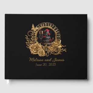Livre D'or Réception de mariage romantique gothique