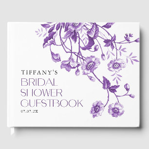 Livre D'or Recettes de Fêtes des mariées florales en toile vi