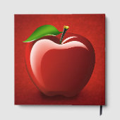 Livre D'or Red Apple Logo Guest Book (Verso)