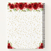 Livre d'or Red Floral Dark Skin Princess (Dos)