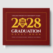 Livre D'or Red Gold School College University (Recto)