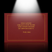 Livre D'or Red Gold School College University