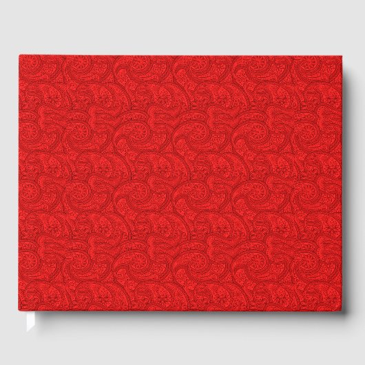Livre D'or Red Paisley (Recto)