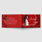 Livre D'or Red Roses Memorial Guest Book (Complet)