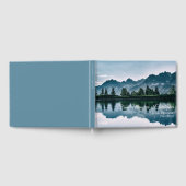 Livre D'or Réflexion du lac Mountain Condolence funéraire (Complet)