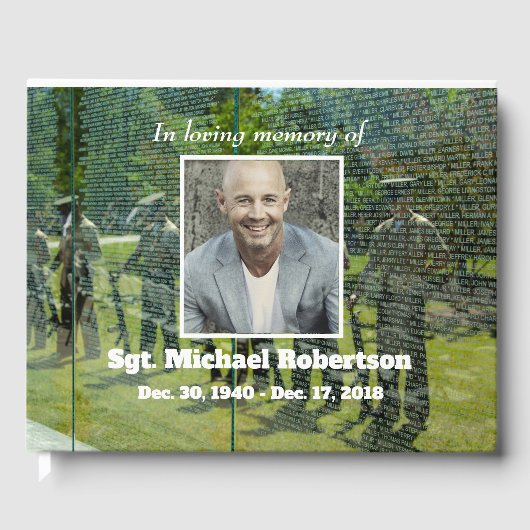 Livre D'or Réflexions sur le Vietnam Veterans Memorial (Recto)