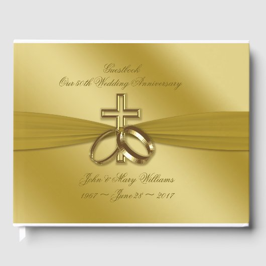 Livre d'or religieux du 50e anniversaire (Recto)