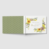 LIVRE D'OR RENFORCÉ SOLEIL EUCALYPTUS FLEURS MARIÉE (Complet)