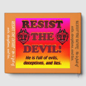 Livre D'or Résistez Au Diable ! (Verso)