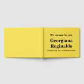 Livre d'or Respectable, Condoléances personnalisée (Complet)