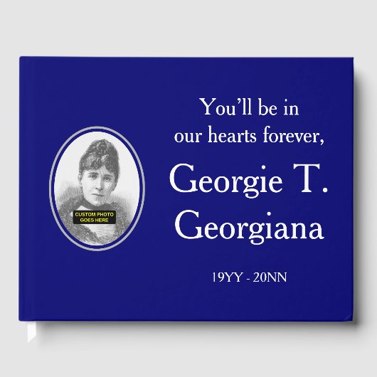 Livre D'or Respectable, Minimal Memories Guestbook (Recto)