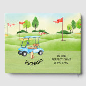 Livre D'or Retraite Party Golf Connexion (Verso)