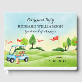 Livre D'or Retraite Party Golf Connexion (Recto)