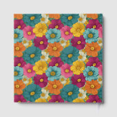 Livre D'or Retro Botanica and Teal Wedding (Verso)