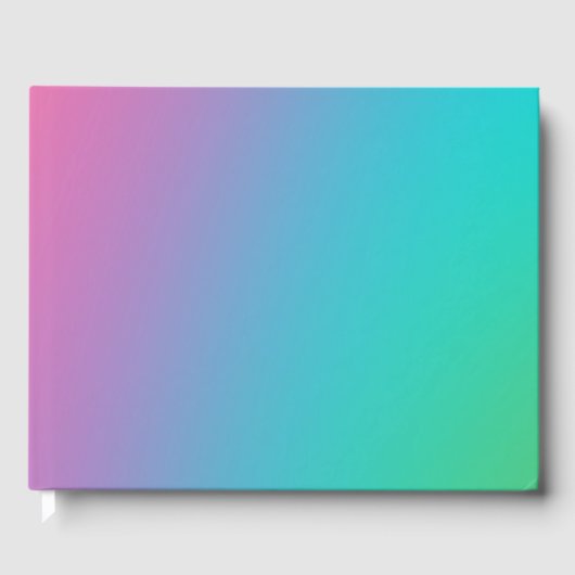 Livre D'or Retro Rainbow Ombre Gradient Blur Abstract Design (Recto)
