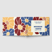 Livre D'or Retro Super Boho Chic Floral Mariage (Complet)