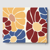 Livre D'or Retro Super Boho Chic Floral Mariage (Verso)