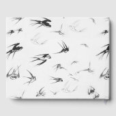 Livre D'or Retro Swallow Bird Nature Animal (Verso)