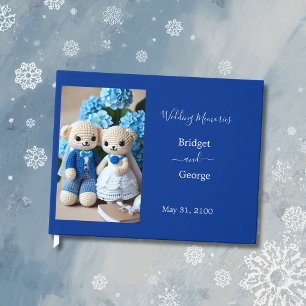 Livre D'or rêve bleu & blanc crochet mariage couple