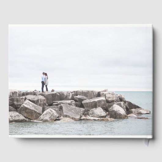 Livre D'or Revêtement simple | Photo Mariage (Verso)