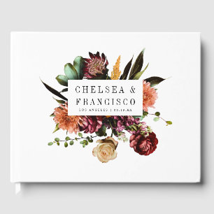 Livre D'or Richesse du Mariage coloré du printemps