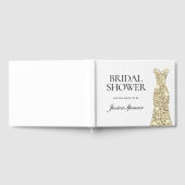 Livre D'or Robe dorée Fête des mariées (Complet)