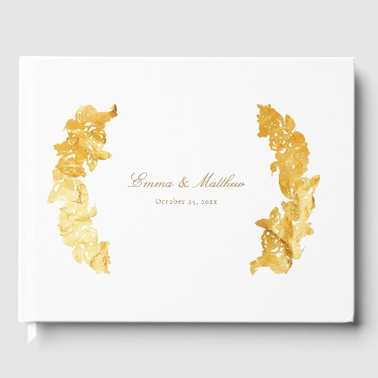 Livre D'or Rococo Marie Antoinette Golden Botanique Crest (Recto)