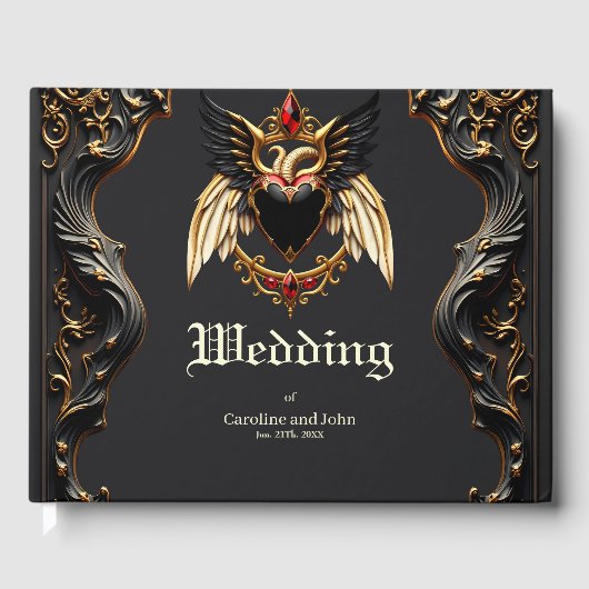 Livre D'or Romance gothique, dans les ombres de l'amour (Recto)