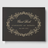 Livre D'or Romantic Baroque Ornate Frame Wedding (Recto)