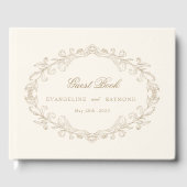Livre D'or Romantic Baroque Ornate Frame Wedding (Recto)