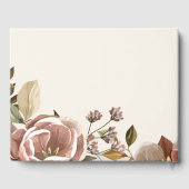 Livre D'or Romantic Dusty Rose Wedding (Verso)