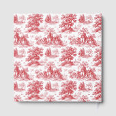 Livre D'or Romantic Red Engraver Landscape Motions (Verso)