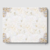 Livre d'or romantique aux roses blanches (Verso)