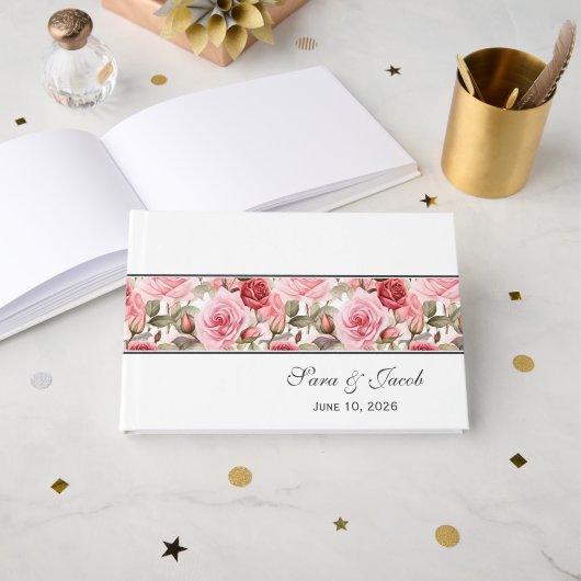 Livre D'or Rose (Recto ouvert)