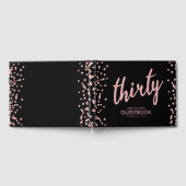 Livre d'or Rose Black 30 Anniversaire Parties scin (Complet)
