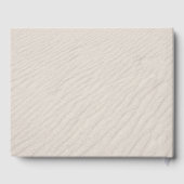 Livre D'or Rose Blanche Sur Sable De Plage (Verso)
